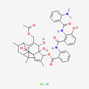 molecular formula C45H50ClN3O10 B14341436 Milliamine A hydrochloride CAS No. 100311-38-4