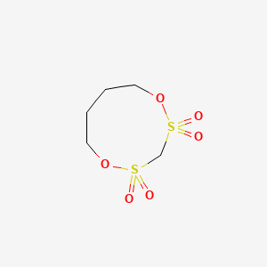 molecular formula C5H10O6S2 B14341480 1,5,2,4-Dioxadithionane 2,2,4,4-tetraoxide CAS No. 99591-71-6