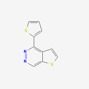 molecular formula C10H6N2S2 B14341493 4-(Thiophen-2-yl)thieno[2,3-d]pyridazine CAS No. 93597-00-3