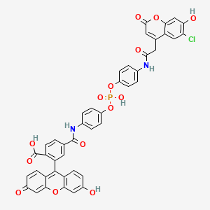 molecular formula C44H28ClN2O14P B1434151 CPF4，PDE-FRET 传感器 CAS No. 407578-87-4