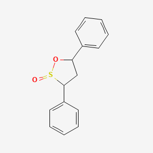 molecular formula C15H14O2S B14341535 3,5-Diphenyl-1,2-oxathiolane 2-oxide CAS No. 105227-82-5