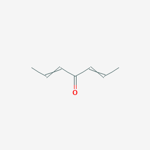 molecular formula C7H10O B14341563 Hepta-2,5-dien-4-one CAS No. 105645-97-4