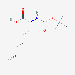 molecular formula C13H23NO4 B1434159 (r)-2-(Boc-amino)oct-7-enoic acid CAS No. 1219015-26-5