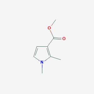 molecular formula C8H11NO2 B1434164 Methyl 1,2-dimethyl-1H-pyrrole-3-carboxylate CAS No. 14186-51-7