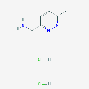 (6-Methylpyridazin-3-yl)methanamine dihydrochloride
