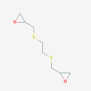 molecular formula C8H14O2S2 B14341821 Oxirane, 2,2'-[1,2-ethanediylbis(thiomethylene)]bis- CAS No. 103296-84-0