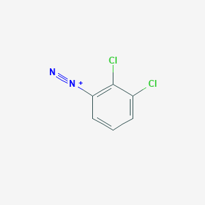 molecular formula C6H3Cl2N2+ B14341836 2,3-Dichlorobenzene-1-diazonium CAS No. 99339-83-0