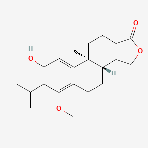 molecular formula C21H26O4 B14341914 Isoneotriptophenolide CAS No. 104331-86-4