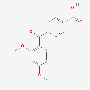 molecular formula C16H14O5 B14341989 4-(2,4-Dimethoxybenzoyl)benzoic acid CAS No. 93012-65-8
