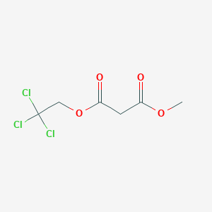 molecular formula C6H7Cl3O4 B14342026 Propanedioic acid, methyl 2,2,2-trichloroethyl ester CAS No. 103710-59-4