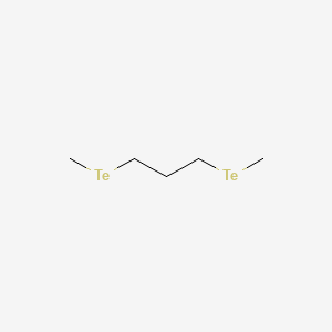 molecular formula C5H12Te2 B14342039 Propane, 1,3-bis(methyltelluro)- CAS No. 105598-32-1