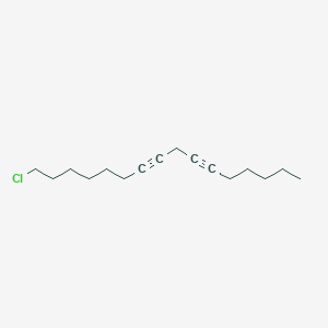 molecular formula C16H25Cl B14342065 16-Chlorohexadeca-6,9-diyne CAS No. 98814-47-2