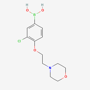 (3-Chloro-4-(2-morpholinoethoxy)phenyl)boronic acid