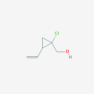 molecular formula C6H9ClO B14342089 (1-Chloro-2-ethenylcyclopropyl)methanol CAS No. 93955-45-4