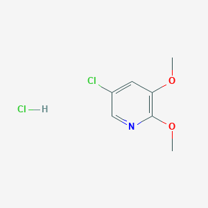 molecular formula C7H9Cl2NO2 B1434210 5-氯-2,3-二甲氧基吡啶盐酸盐 CAS No. 1704065-35-9