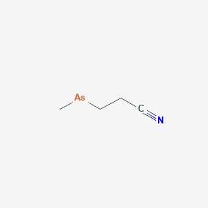 molecular formula C4H7AsN B14342120 CID 13291283 