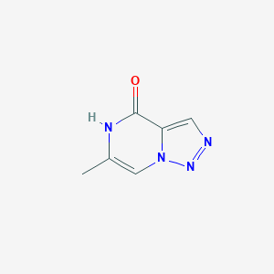 molecular formula C6H6N4O B1434215 6-methyl-[1,2,3]triazolo[1,5-a]pyrazin-4(5H)-one CAS No. 1936285-98-1