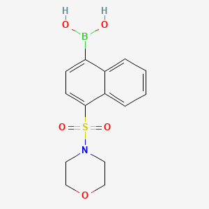 B1434223 (4-(Morpholinosulfonyl)naphthalen-1-yl)boronic acid CAS No. 1704082-09-6