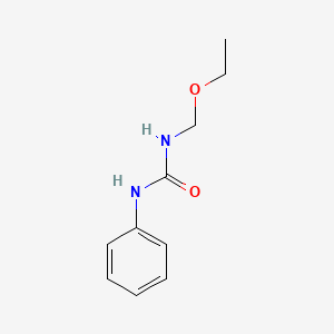 molecular formula C10H14N2O2 B14342236 Urea, N-(ethoxymethyl)-N'-phenyl- CAS No. 96236-74-7