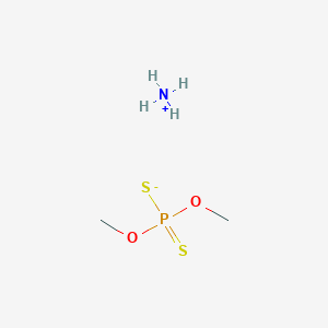 molecular formula C2H10NO2PS2 B143423 Ammonium O,O-dimethyl dithiophosphate CAS No. 1066-97-3
