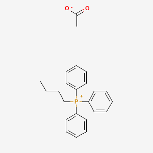 molecular formula C24H27O2P B14342331 Butyl(triphenyl)phosphanium acetate CAS No. 103999-06-0