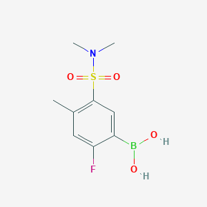 (5-(N,N-dimethylsulfamoyl)-2-fluoro-4-methylphenyl)boronic acid