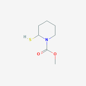 molecular formula C7H13NO2S B143424 Methyl 2-sulfanylpiperidine-1-carboxylate CAS No. 138682-13-0
