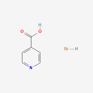 molecular formula C6H6BrNO2 B14342401 Pyridine-4-carboxylic acid;hydrobromide CAS No. 105802-34-4