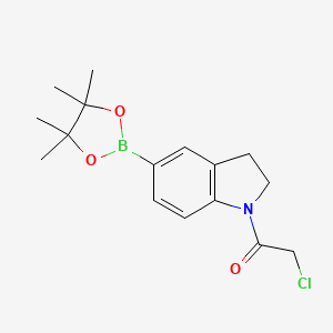 2-Chloro-1-(5-(4,4,5,5-tetramethyl-1,3,2-dioxaborolan-2-yl)indolin-1-yl)ethanone