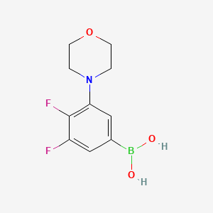 (3,4-Difluoro-5-morpholinophenyl)boronic acid