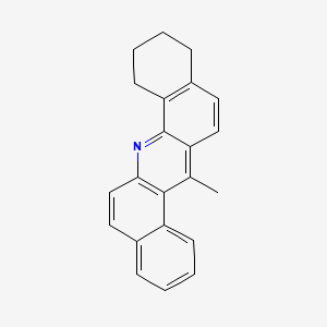 molecular formula C22H19N B14342440 13-methyl-2-azapentacyclo[12.8.0.03,12.04,9.015,20]docosa-1(14),2,4(9),10,12,15,17,19,21-nonaene CAS No. 101607-48-1