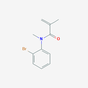 molecular formula C11H12BrNO B14342484 N-(2-Bromophenyl)-N,2-dimethylprop-2-enamide CAS No. 102804-50-2