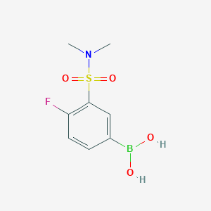 (3-(N,N-dimethylsulfamoyl)-4-fluorophenyl)boronic acid