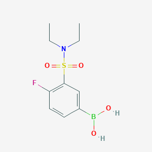 (3-(N,N-diethylsulfamoyl)-4-fluorophenyl)boronic acid