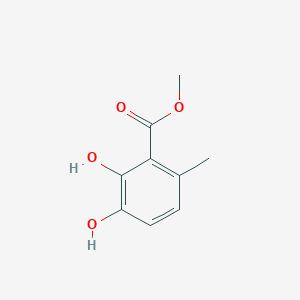 molecular formula C9H10O4 B14342574 Benzoic acid, 2,3-dihydroxy-6-methyl-, methyl ester CAS No. 98201-66-2