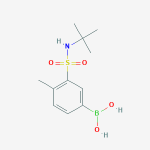 (3-(N-(tert-butyl)sulfamoyl)-4-methylphenyl)boronic acid
