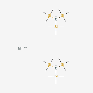molecular formula C20H54MnSi6 B14342616 Manganese(2+) bis[tris(trimethylsilyl)methanide] CAS No. 102732-43-4