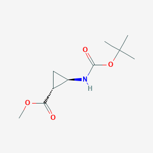 (1R,2R)-rel-Methyl 2-((tert-butoxycarbonyl)amino)cyclopropanecarboxylate