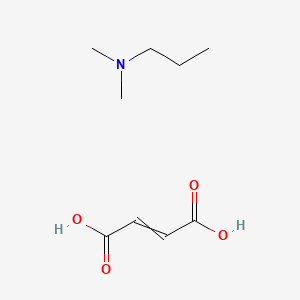 molecular formula C9H17NO4 B14342668 but-2-enedioic acid;N,N-dimethylpropan-1-amine CAS No. 93040-41-6