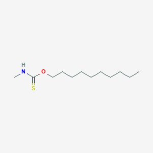 molecular formula C12H25NOS B14342696 O-Decyl methylcarbamothioate CAS No. 92411-97-7