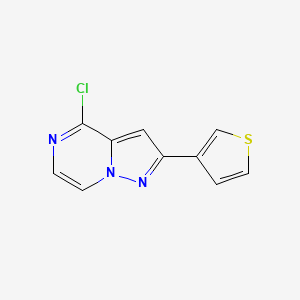 4-Chloro-2-(thiophen-3-yl)pyrazolo[1,5-a]pyrazine