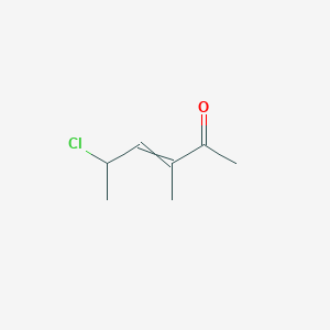 molecular formula C7H11ClO B14342764 5-Chloro-3-methylhex-3-en-2-one CAS No. 96357-43-6