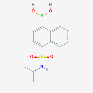 (4-(N-isopropylsulfamoyl)naphthalen-1-yl)boronic acid