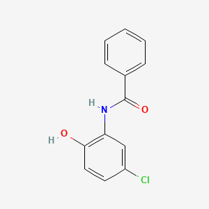 molecular formula C13H10ClNO2 B14342785 Benzamide, N-(5-chloro-2-hydroxyphenyl)- CAS No. 93099-45-7