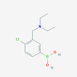(4-Chloro-3-((diethylamino)methyl)phenyl)boronic acid