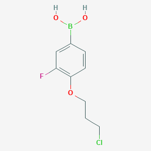 (4-(3-Chloropropoxy)-3-fluorophenyl)boronic acid