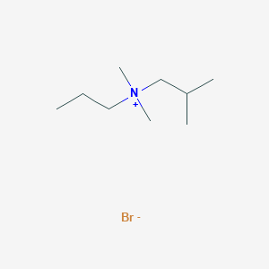 molecular formula C9H22BrN B14342891 N,N,2-Trimethyl-N-propylpropan-1-aminium bromide CAS No. 92623-29-5