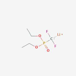 molecular formula C5H10F2LiO3P B14342956 Diethyl lithio(difluoromethyl)phosphonate CAS No. 94993-99-4