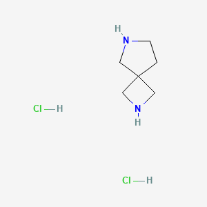 molecular formula C6H14Cl2N2 B1434305 2,6-Diazaspiro[3.4]octane dihydrochloride CAS No. 1630906-93-2