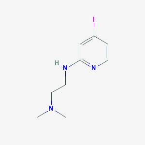 molecular formula C9H14IN3 B1434307 N1-(4-iodopyridin-2-yl)-N2,N2-dimethylethane-1,2-diamine CAS No. 1704065-59-7